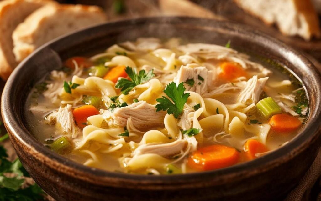 8. Homemade Chicken Noodle Soup-100kb
