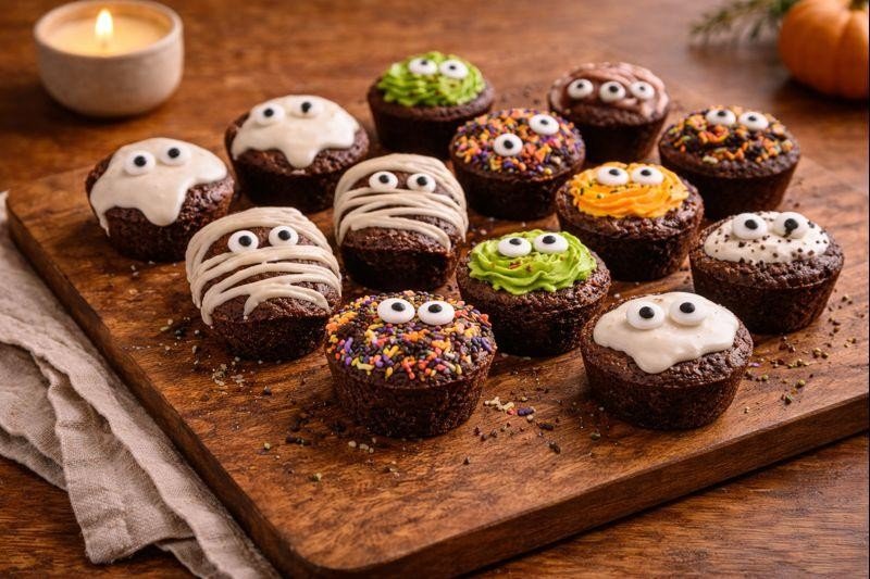 Halloween Brownie Bites