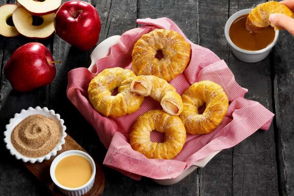 Air Fryer Apple Rings with Puff Pastry-150kb