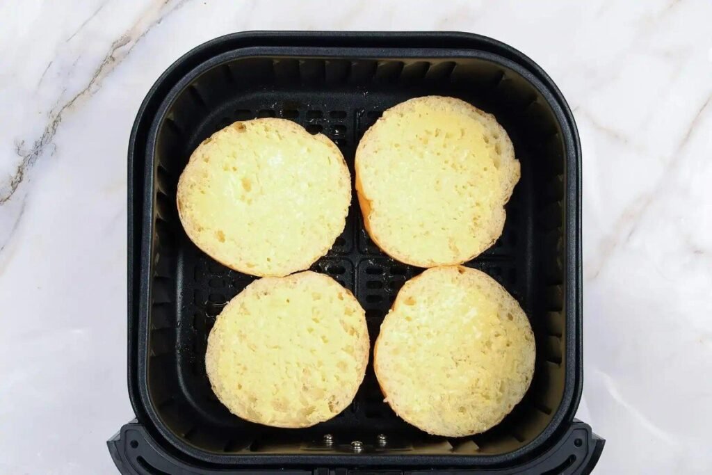Air Fryer Fried Bologna Sandwich