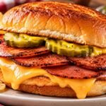 Air Fryer Fried Bologna Sandwich