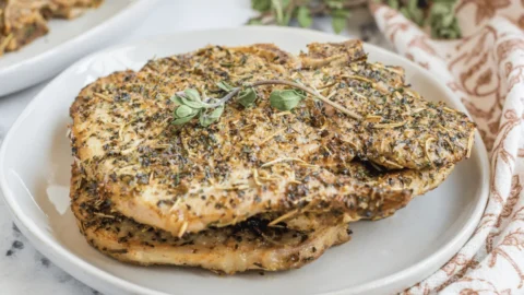 Air Fryer Italian Pork Chops (Juicy in 20 Minutes)