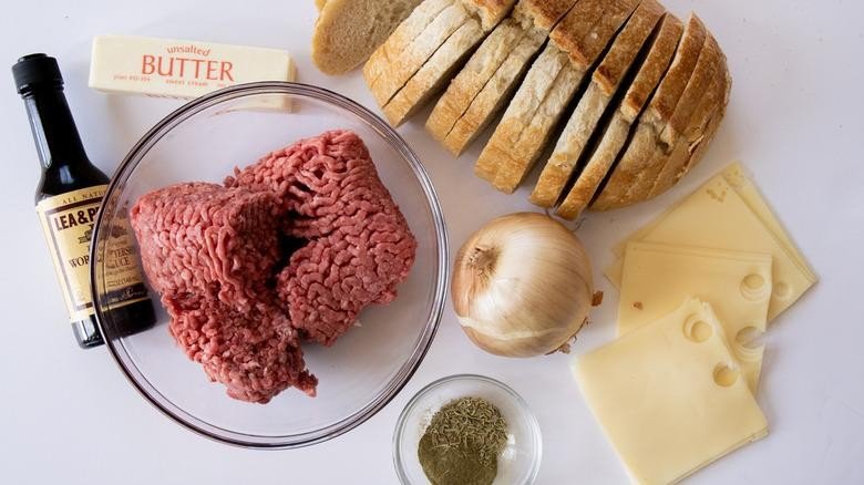 Air Fryer Patty Melt Ingredients-150kb