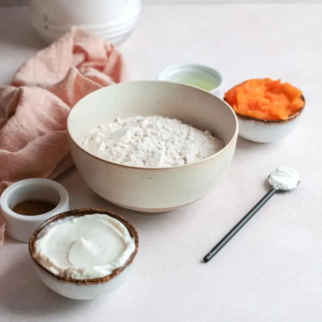 Air Fryer Pumpkin Beignets Ingredients