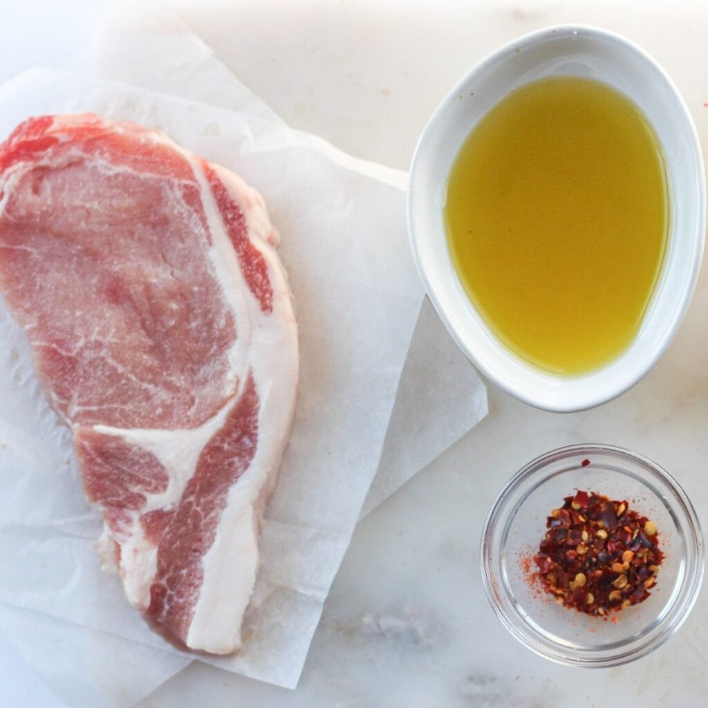 Air Fryer Teriyaki Pork Chops Ingredients-150kb