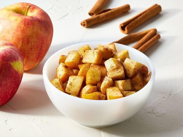 Apple Crisp Oatmeal Milk Latte