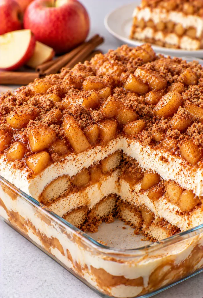 Apple Pie Tiramisu – Creamy and Easy