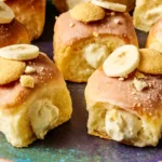 Banana Pudding Hawaiian Roll Donuts