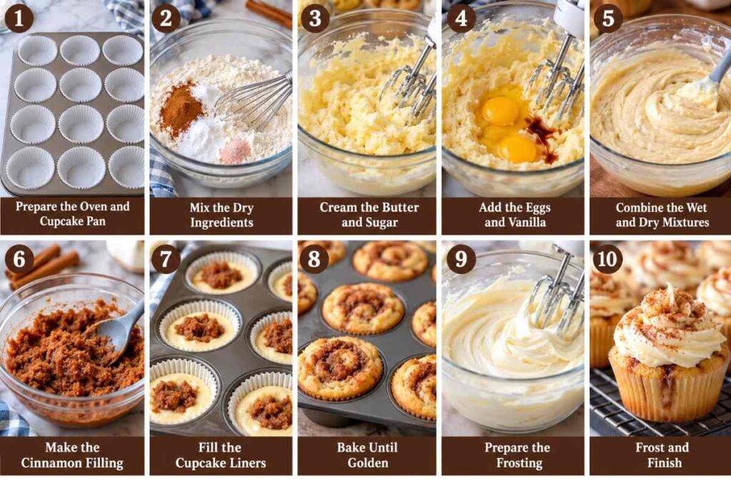 Cinnamon Roll Cupcakes – Tasty and Delicious