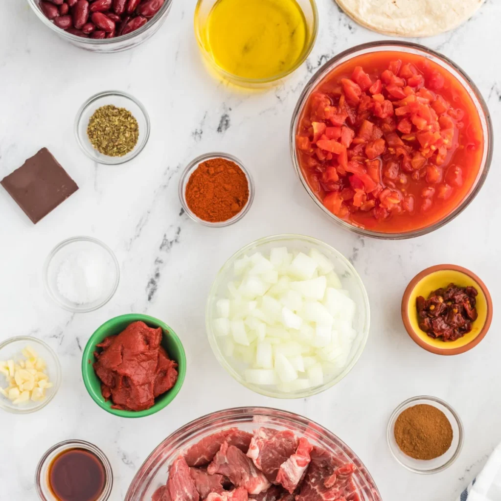 Copycat Sonic Chili Recipe Ingredients