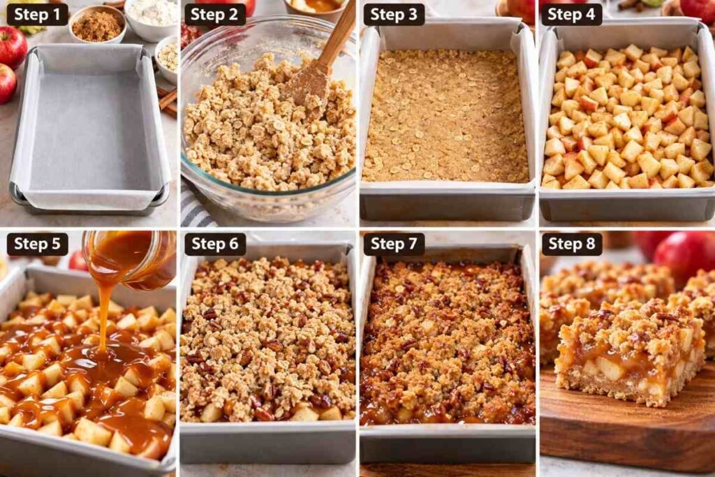 Easy Caramel Apple Bars