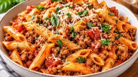 Easy Ground Turkey Pasta