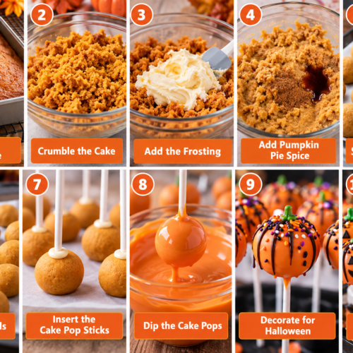 Easy Pumpkin Pie Cake Pops for Halloween