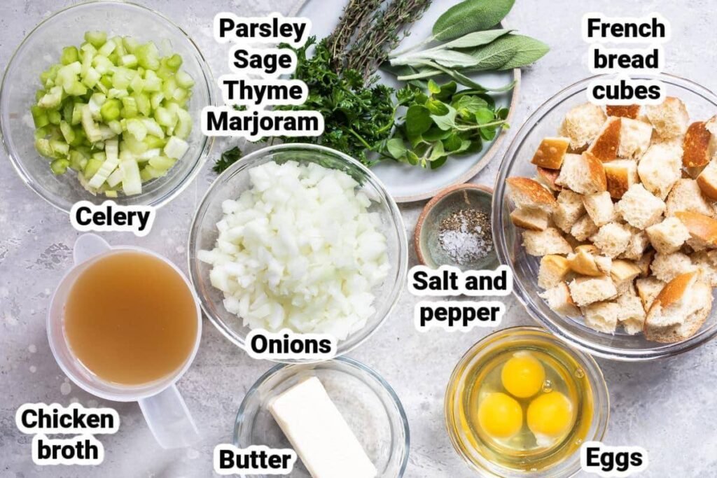 Easy Slow Cooker Stuffing Ingredients-150kb