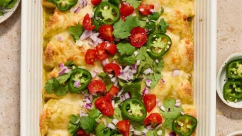 Green Chicken Enchiladas