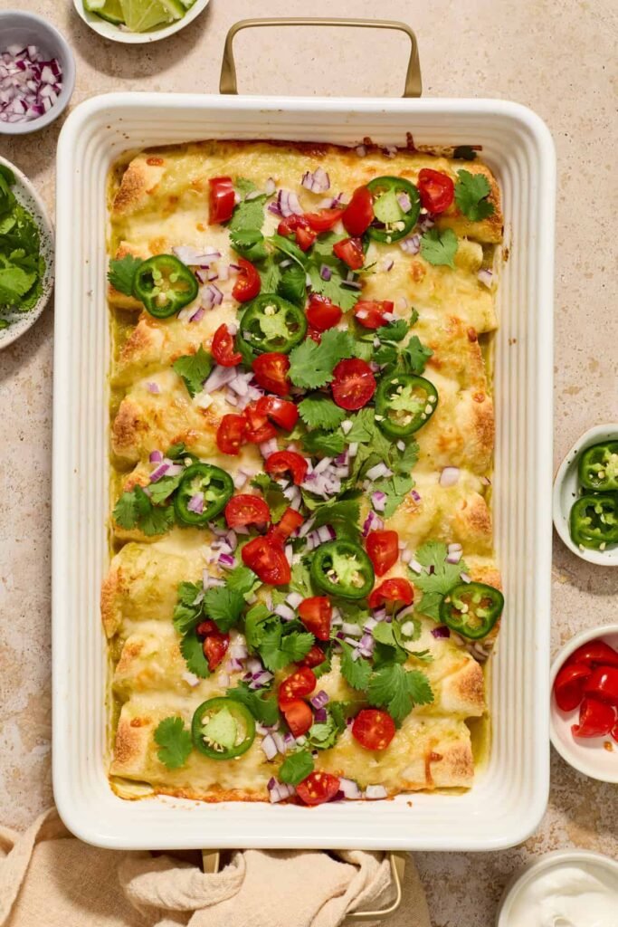 Green Chicken Enchiladas
