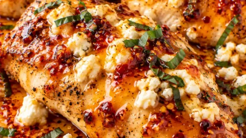 Hot Honey Feta Chicken