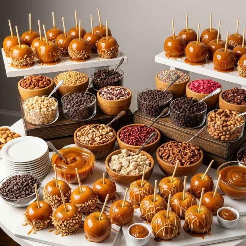 How to Set Up a Caramel Apple Bar-150kb