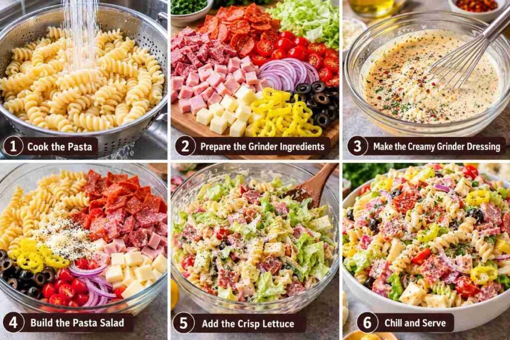 Italian Grinder Pasta Salad
