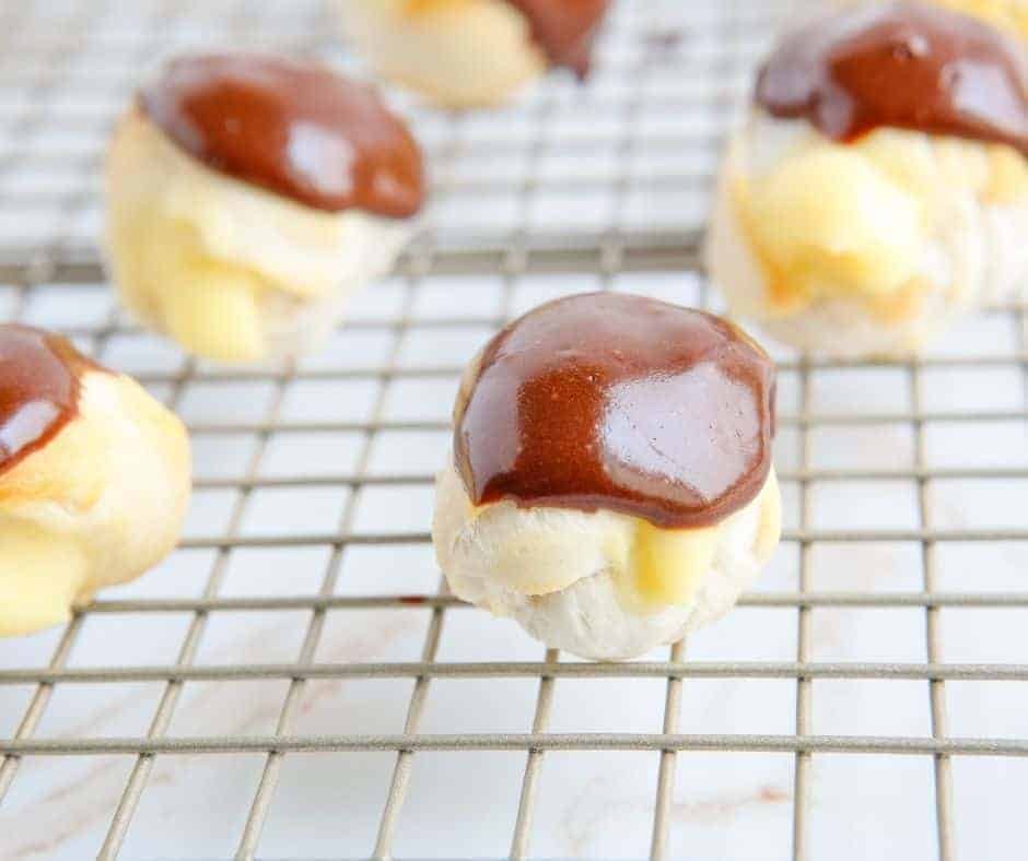 Mini Boston Cream Donut Holes