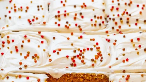 Pumpkin Bars with Cream Cheese Frosting