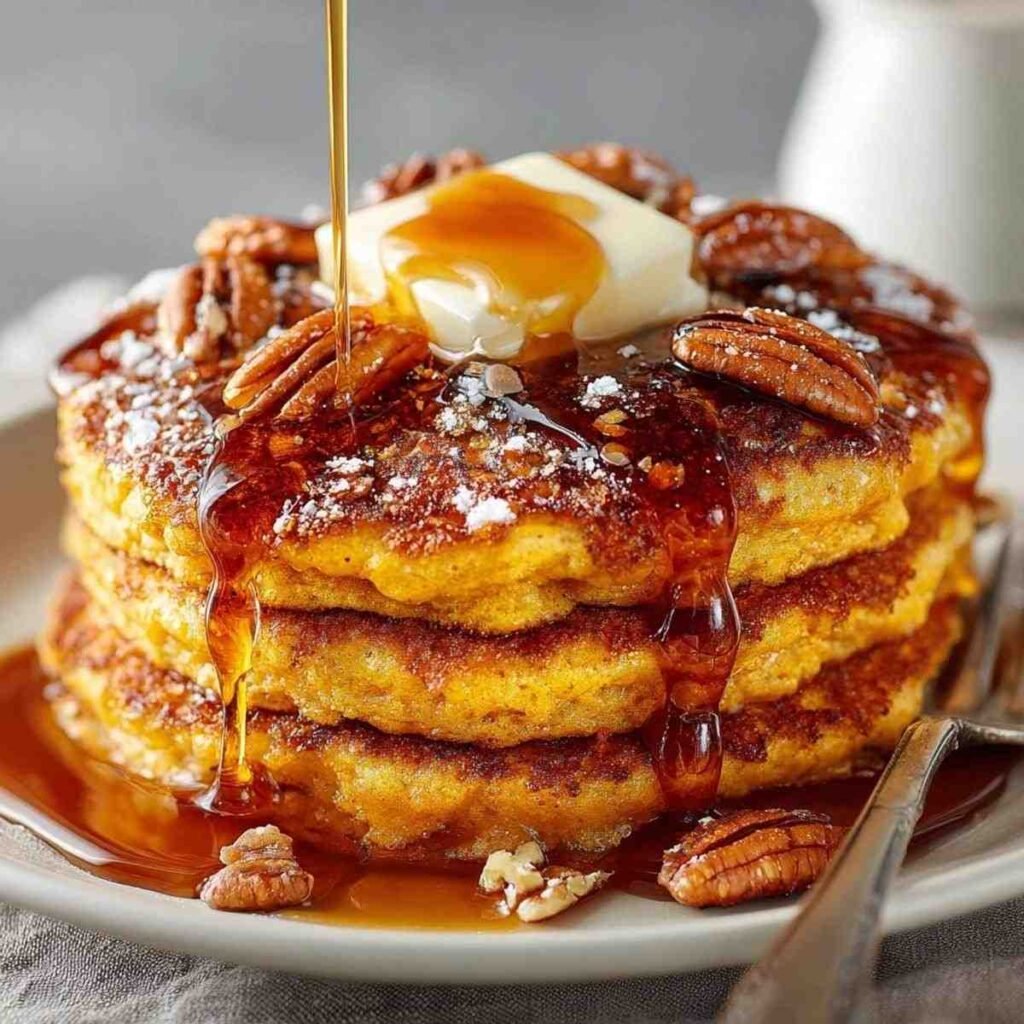 Pumpkin Ricotta Pancakes