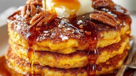 Pumpkin Ricotta Pancakes