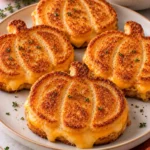 Pumpkin Shaped Grilled Cheese – Crispy and Cheesy
