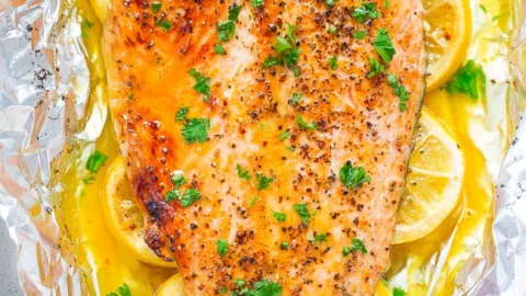 Sheet Pan Honey Lemon Salmon
