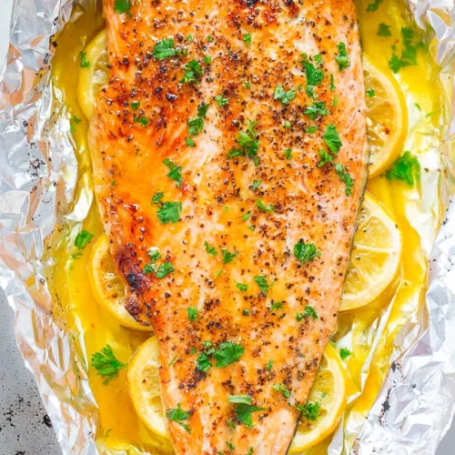 Sheet Pan Honey Lemon Salmon