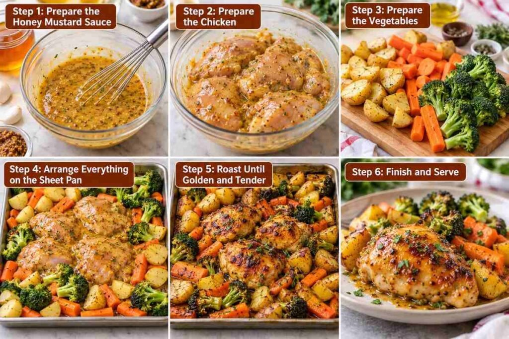 Sheet Pan Honey Mustard Chicken