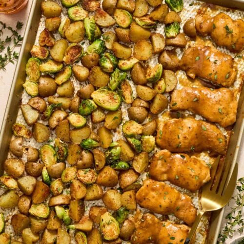 Sheet Pan Honey Mustard Chicken