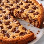 Soft and Chewy Chocolate Chip Cookie Cake