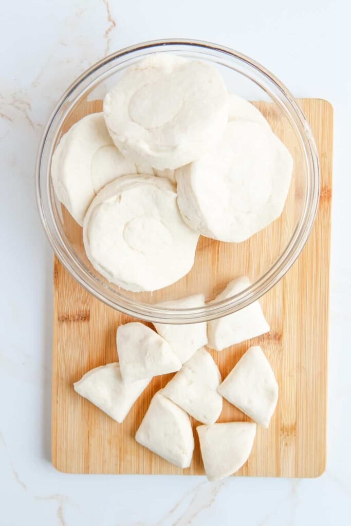 Step 1 Prepare the Biscuit Dough