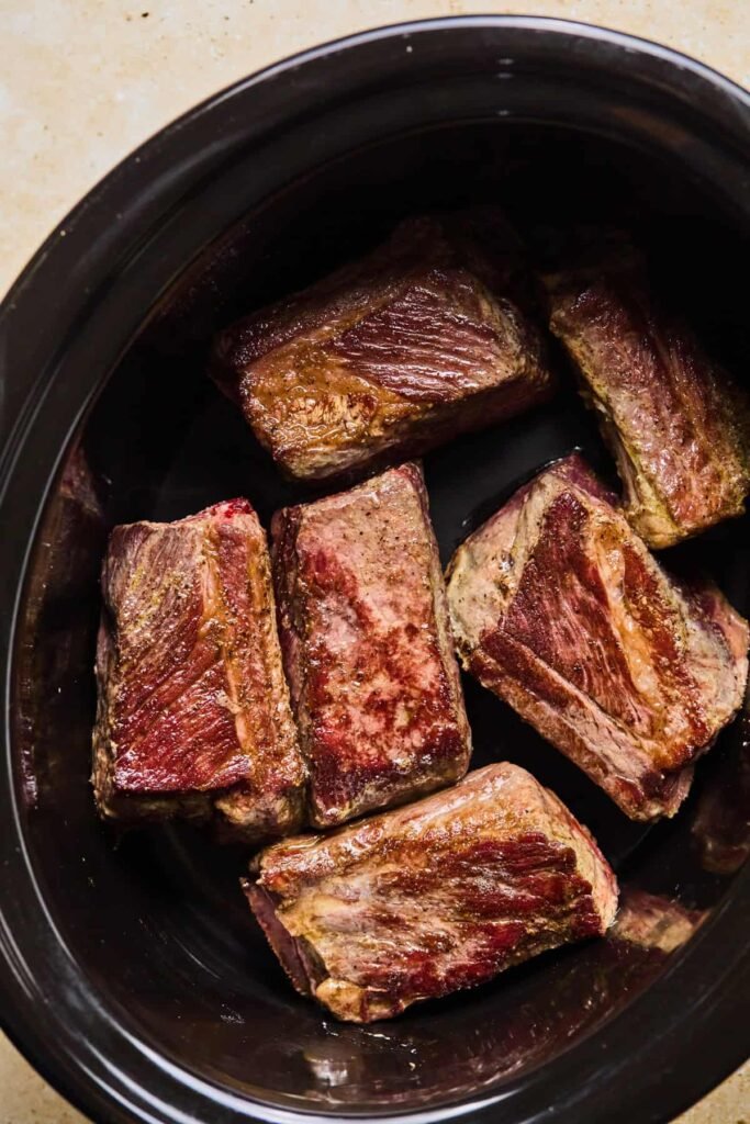 Step 3 Add the Short Ribs to the CrockPot