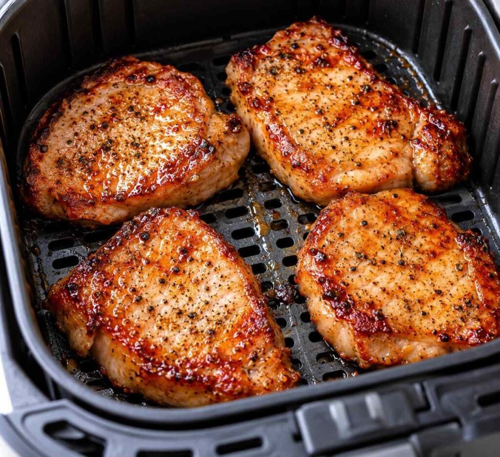 Step 3 Air Fry the Pork Chops-150kb