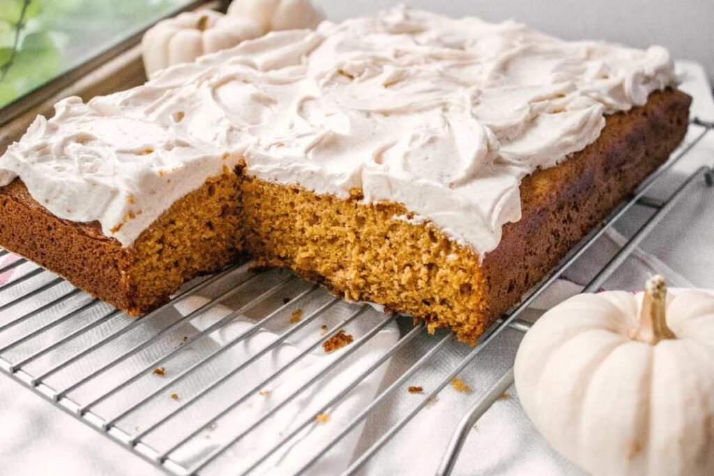 Step 5 Bake the pumpkin bars-100kb