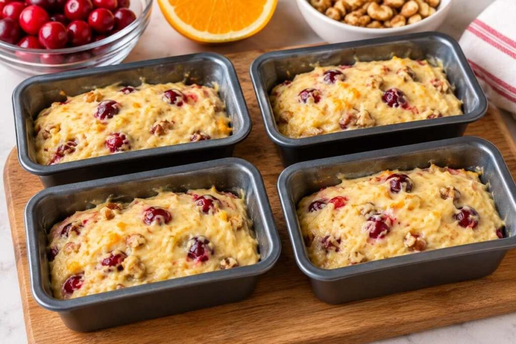 Step 5 Fill the Mini Loaf Pans-100kb
