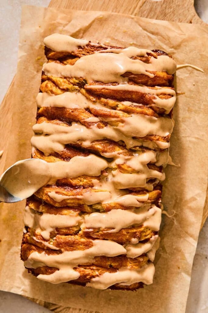 Step 6 Drizzle With Maple Cinnamon Icing