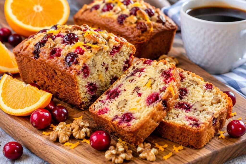 Air Fryer Cranberry Orange Nut Bread