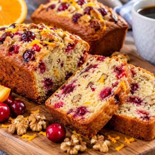 Air Fryer Cranberry Orange Nut Bread