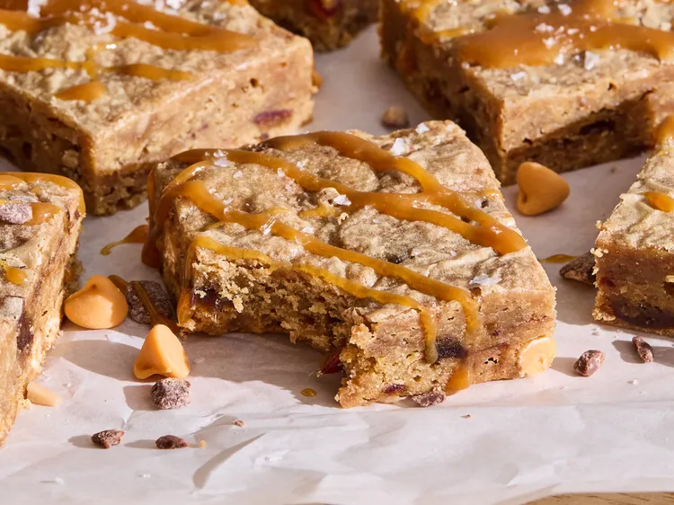 Sticky Toffee Pudding Blondies