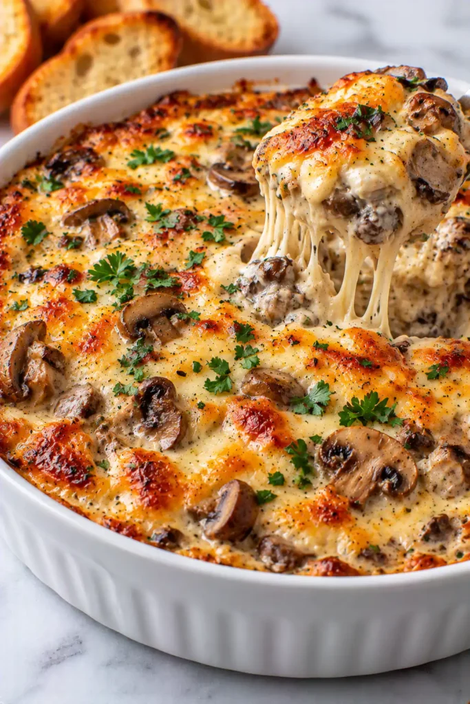 Stuffed Mushroom Dip