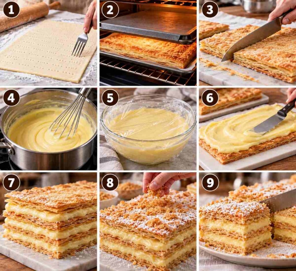 The Crispiest Napoleon Cake