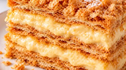 The Crispiest Napoleon Cake