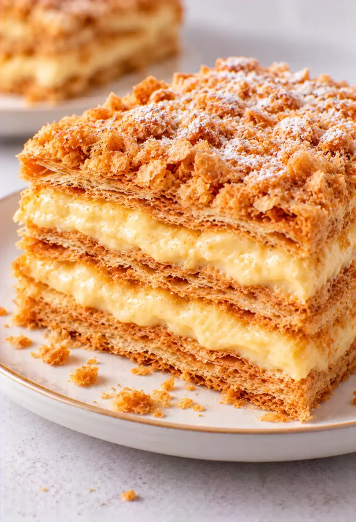 The Crispiest Napoleon Cake